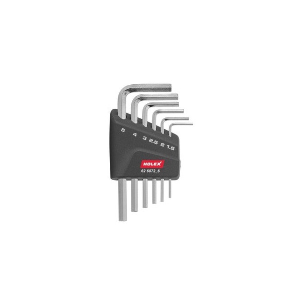 L-wrench Set, 9 Pc, 1.5 to 10 mm